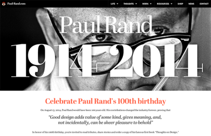 Celebrate Paul Rand